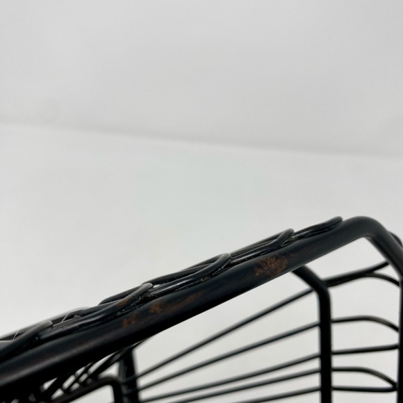 Black Metal Fruit Basket with Hook - Picture 10 of 10